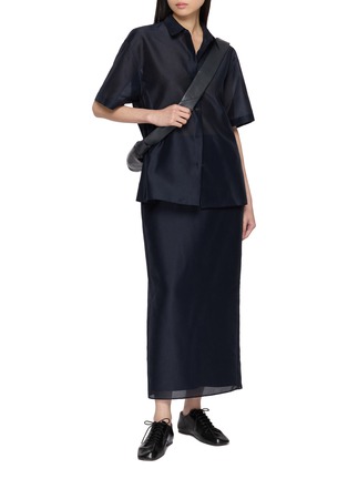 Figure View - Click To Enlarge - LE17SEPTEMBRE - Sheer Structured Shirt