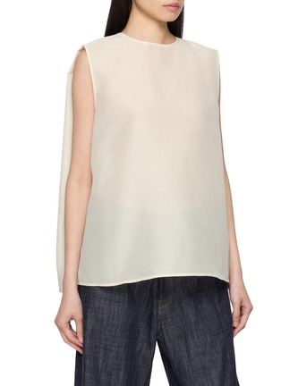 Detail View - Click To Enlarge - LE17SEPTEMBRE - Semi Sheer Sleeveless Top