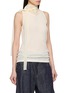 Detail View - Click To Enlarge - LE17SEPTEMBRE - Semi Sheer Sleeveless Top