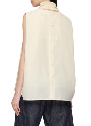 Back View - Click To Enlarge - LE17SEPTEMBRE - Semi Sheer Sleeveless Top