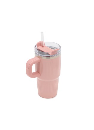 Detail View - Click To Enlarge - STANLEY - The Quencher H2.0 Fluted Tumbler 20oz — Peach Rose Gloss