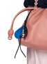 Front View - Click To Enlarge - LOEWE - Shell Leather Bag Charm