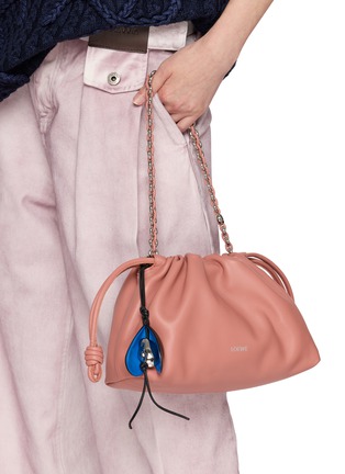 Figure View - Click To Enlarge - LOEWE - Shell Leather Bag Charm