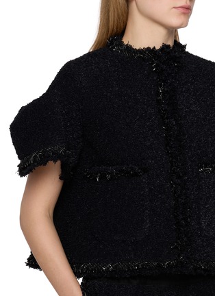  - SACAI - Drama Sleeve Tweed Jacket