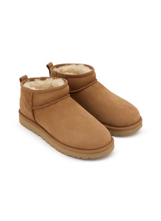Detail View - Click To Enlarge - UGG - Classic Ultra Suede Mini Boots