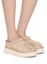 Figure View - Click To Enlarge - UGG - Tazz Sun Stitch Suede Platform Mules