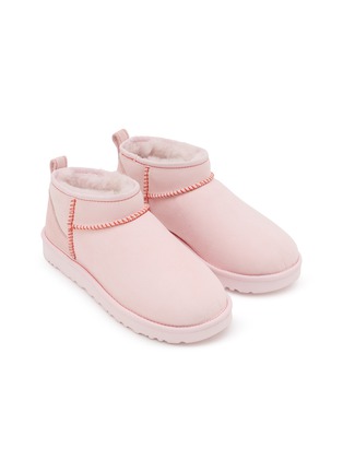 Detail View - Click To Enlarge - UGG - Classic Ultra Love Suede Mini Boots