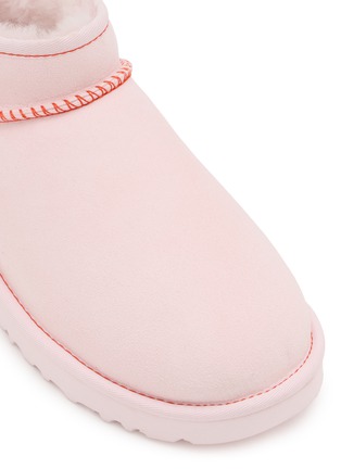 Detail View - Click To Enlarge - UGG - Classic Ultra Love Suede Mini Boots