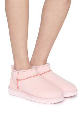 Figure View - Click To Enlarge - UGG - Classic Ultra Love Suede Mini Boots