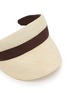 Detail View - Click To Enlarge - JENNIFER OUELLETTE - Summer Straw Groisgrain Visor