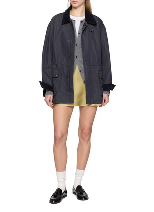 Figure View - Click To Enlarge - DUNST - Satin Mini Skirt