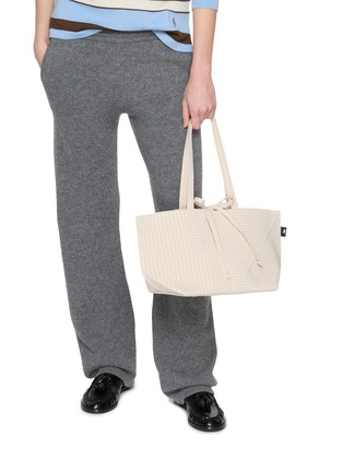 Figure View - Click To Enlarge - SOFTROMAINE BAGS - Origami Knit Rectangle Tote Bag