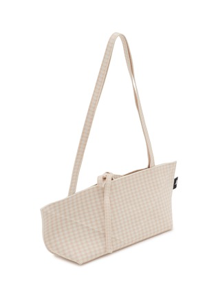 Detail View - Click To Enlarge - SOFTROMAINE BAGS - Origami Knit Rectangle Tote Bag