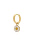 WILHELMINA GARCIA 18K Gold Plated Daisy Hoop Earrings