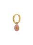 WILHELMINA GARCIA 18K Gold Plated Daisy Hoop Earrings