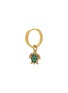 WILHELMINA GARCIA 18K Gold Plated Turtle Hoop Earrings