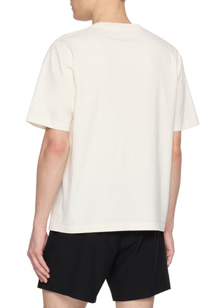 Back View - Click To Enlarge - DISTRICT VISION - Heart Print California Cotton T-Shirt