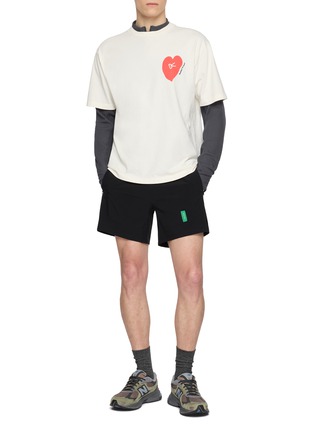 Figure View - Click To Enlarge - DISTRICT VISION - Heart Print California Cotton T-Shirt