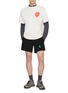 Figure View - Click To Enlarge - DISTRICT VISION - Heart Print California Cotton T-Shirt