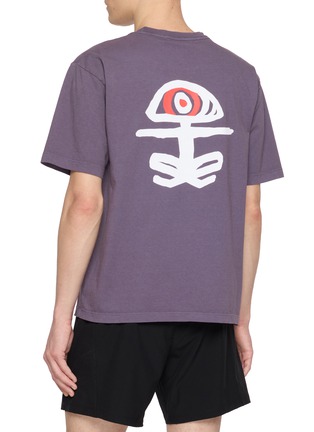Back View - Click To Enlarge - DISTRICT VISION - Eye Print California Cotton T-Shirt