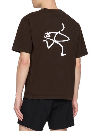 Back View - Click To Enlarge - DISTRICT VISION - Running Print California Cotton T-Shirt