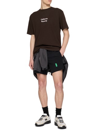 Figure View - Click To Enlarge - DISTRICT VISION - Running Print California Cotton T-Shirt