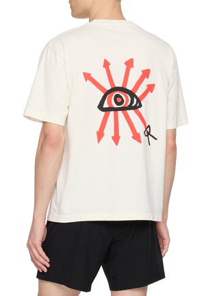 Back View - Click To Enlarge - DISTRICT VISION - Eye Print California Cotton T-Shirt