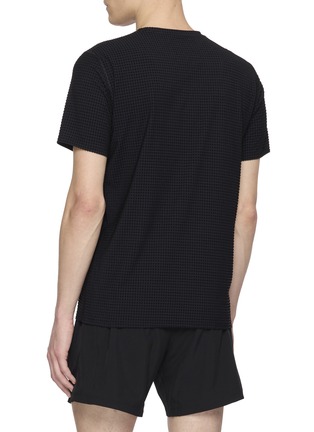 Back View - Click To Enlarge - DISTRICT VISION - Payen Grid Texture Race T-Shirt