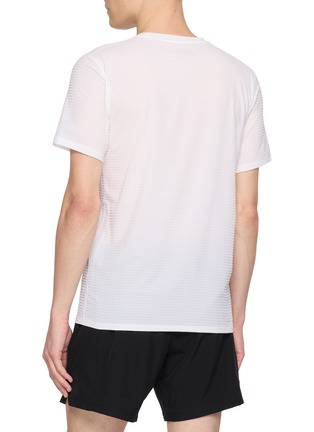 Back View - Click To Enlarge - DISTRICT VISION - Payen Grid Texture Race T-Shirt