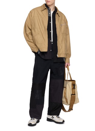 Figure View - Click To Enlarge - COMME DES GARÇONS HOMME - Zip Up Workwear Jacket