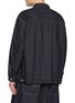 Back View - Click To Enlarge - COMME DES GARÇONS HOMME - Contrast Stitch Patch Pocket Jacket