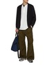 Figure View - Click To Enlarge - COMME DES GARÇONS HOMME - Wide Leg Cargo Pants