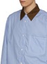  - COMME DES GARÇONS HOMME - Corduroy Collar Chequered Cotton Shirt