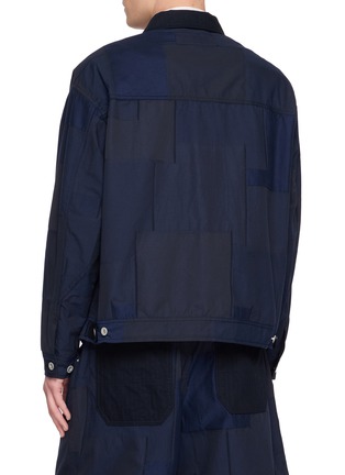 Back View - Click To Enlarge - COMME DES GARÇONS HOMME - Zip Up Workwear Jacket