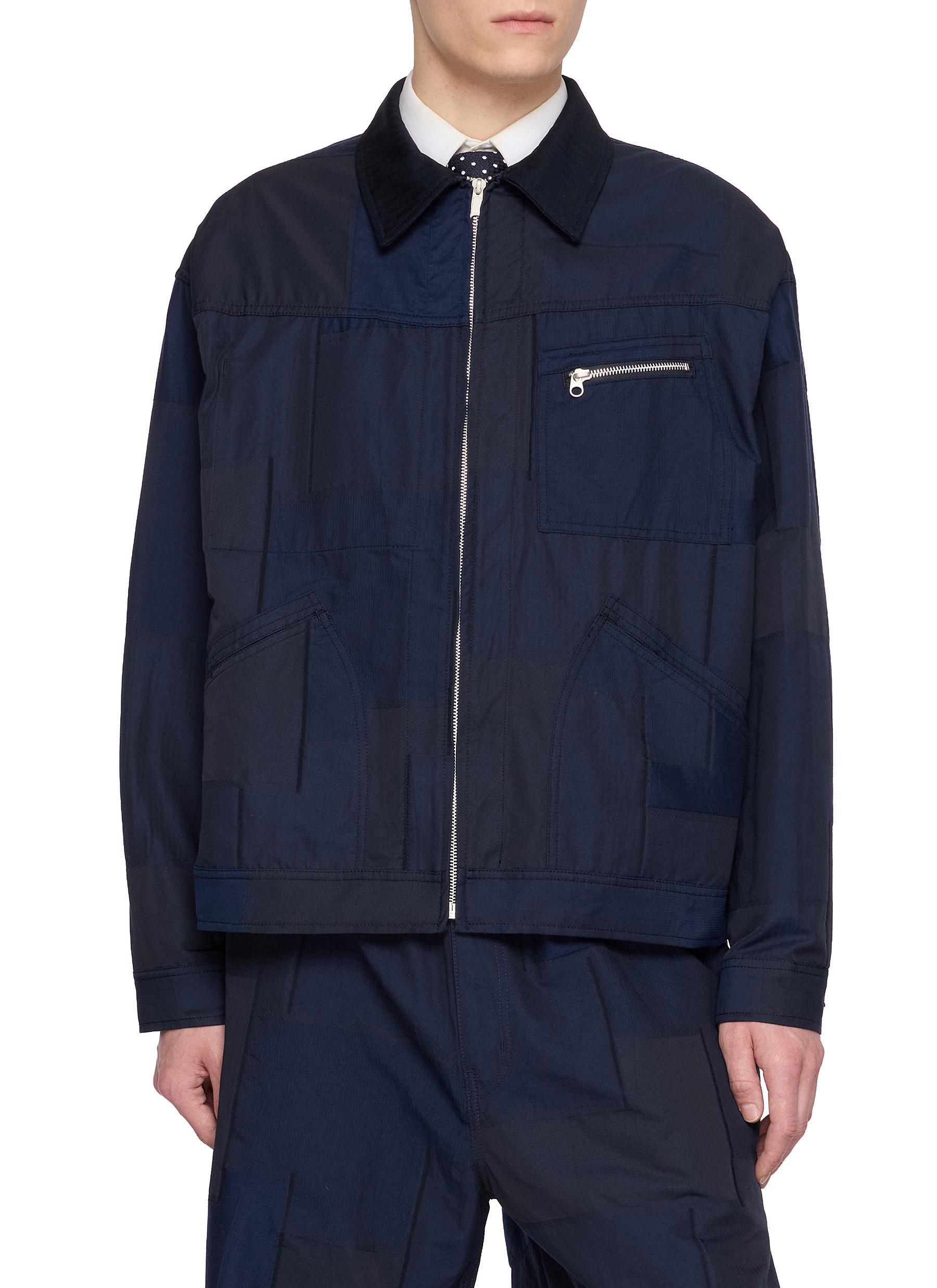 COMME DES GARÇONS HOMME | Zip Up Workwear Jacket | Men | Lane Crawford