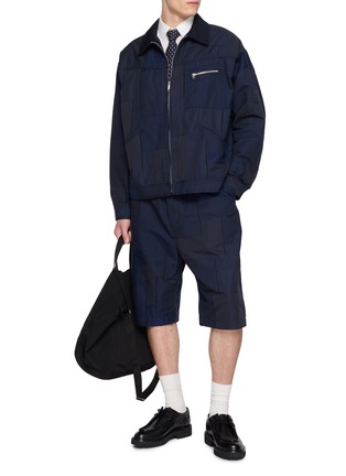 Figure View - Click To Enlarge - COMME DES GARÇONS HOMME - Zip Up Workwear Jacket
