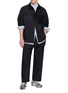 Figure View - Click To Enlarge - COMME DES GARÇONS HOMME - Drawstring Cargo Pants