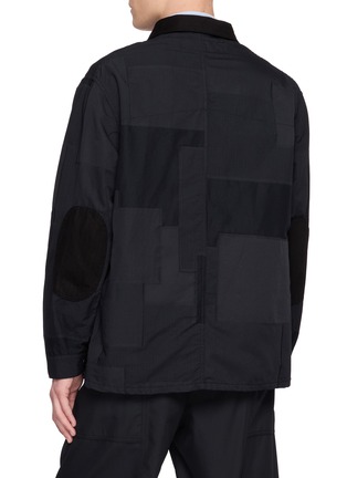 Back View - Click To Enlarge - COMME DES GARÇONS HOMME - Patchwork Chore Jacket