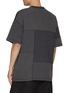 Back View - Click To Enlarge - COMME DES GARÇONS HOMME - Patchwork Panel Cotton Jersey T-Shirt