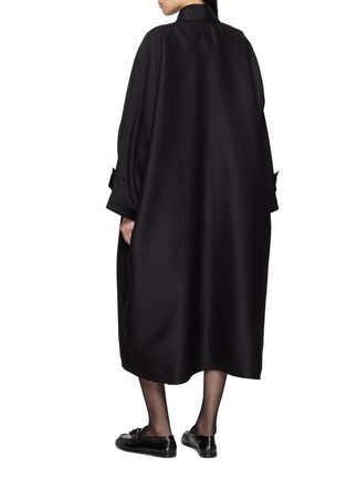 Back View - Click To Enlarge - R2W - Nils Wool Silk Coat