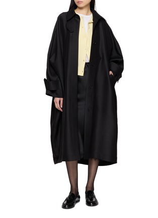 Figure View - Click To Enlarge - R2W - Nils Wool Silk Coat