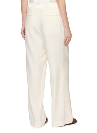 Back View - Click To Enlarge - R2W - Goyle Wool Satin Track Pants