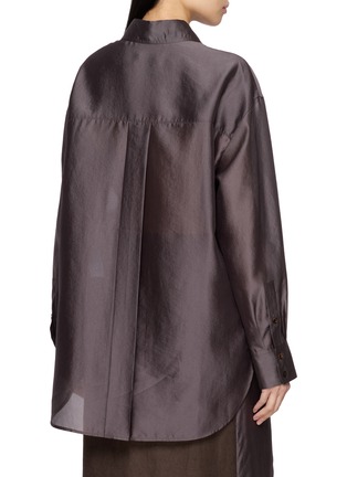 Back View - Click To Enlarge - R2W - Amora Sheer Organza Shirt