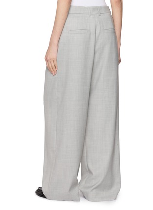 Back View - Click To Enlarge - R2W - Romilda Wide Leg Wool Tailored Pants