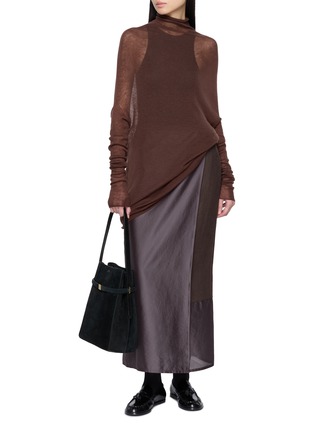 Figure View - Click To Enlarge - R2W - Lago Turtleneck Wool Knit Top