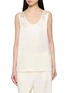 R2W Noman Sleeveless Round Neck Silk Top