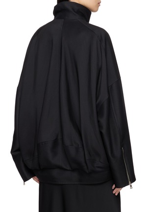 Back View - Click To Enlarge - R2W - Julio High Neck Wool Silk Jacket