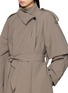  - R2W - Lumira Draped Linen Cotton Trenchcoat