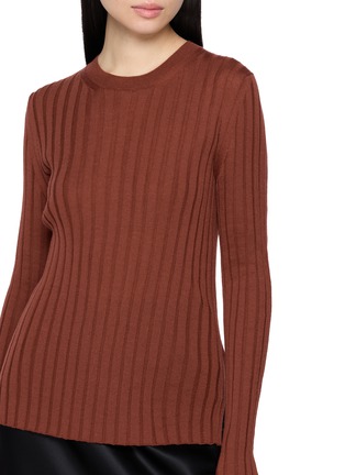  - R2W - Arben Ribbed Wool Cashmere Knit Top