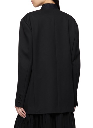 Back View - Click To Enlarge - R2W - Rodney Layered Collar Wool Jacket